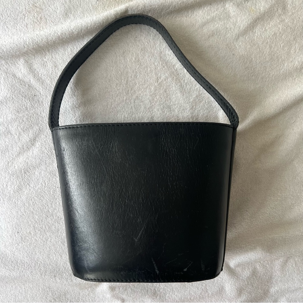 Staud black bucket bag